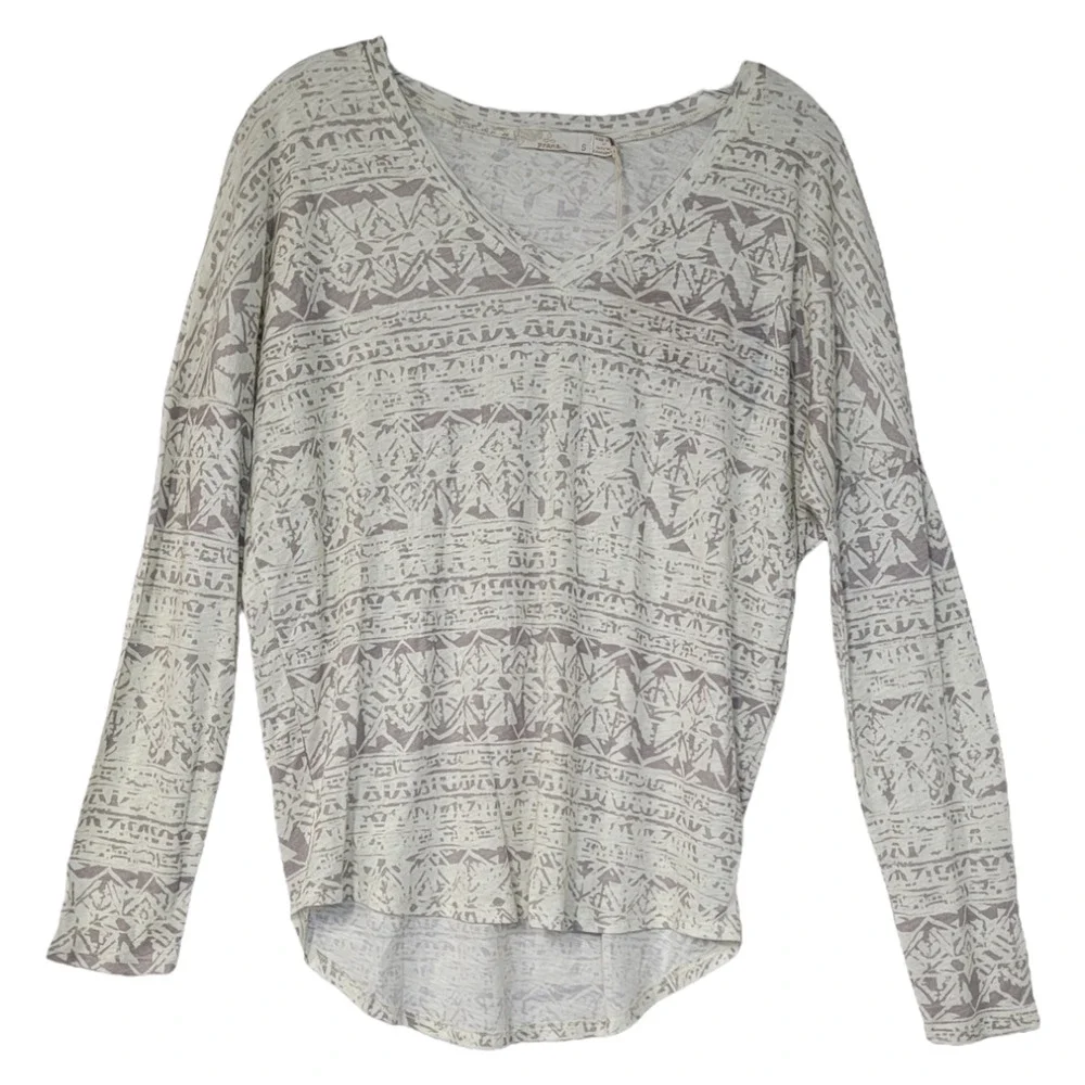 PrAna Women's Hi Low Ashy Alaska Shiloh Top Blouse V Neck White Size NEW - Picture 3 of 8